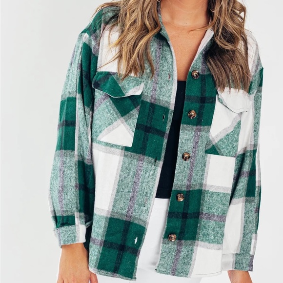 HYFVE Tops - HYFVE | Effortless Ease Plaid Shacket
